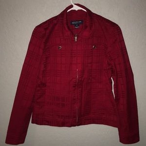 Jones New York red jacket. Size medium petite.